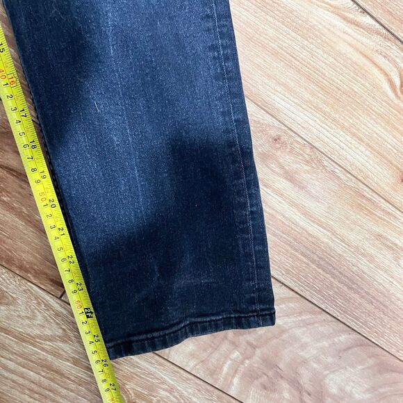 Elizabeth And James The Vintage Straight Black Washed Jeans Size 16 - 33 Basic - Picture 5 of 6